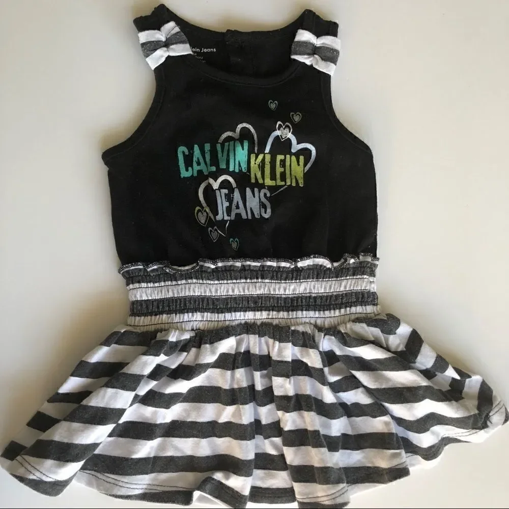 🎃SET OF 3 COTTON 12 MONTH DRESSES